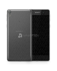 Sony Xperia E5 UV TPU Clear Case Design Mockup