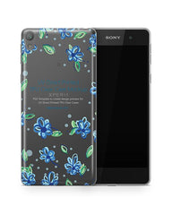 Sony Xperia E5 UV TPU Clear Case Design Mockup