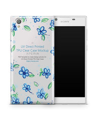 Sony Xperia L1 UV TPU Clear Case Design Mockup