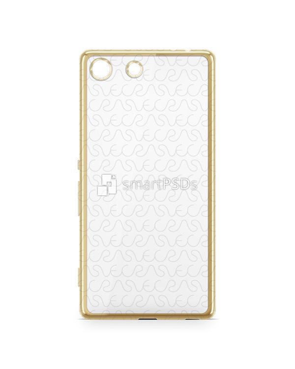 Sony Xperia M5 TPU Electroplated Case Design Mock-up 