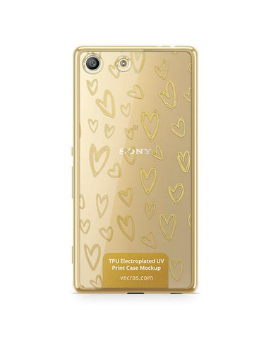 Sony Xperia M5 TPU Electroplated Case Design Mock-up