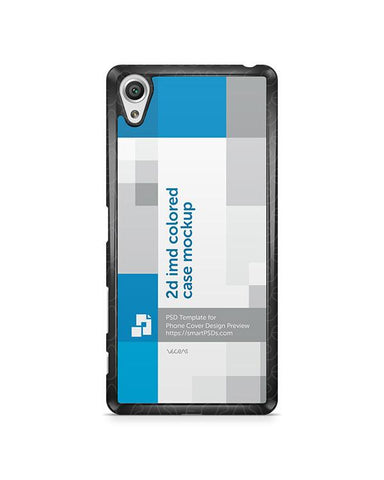 Sony Xperia X 2d IMD Colored Mobile Case Design mockup 2016