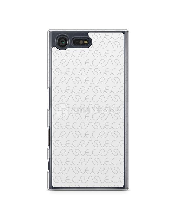 Sony Xperia X Compact 2d Clear Mobile Case Design Mockup 2016