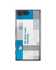 Sony Xperia X Compact 2d Clear Mobile Case Design Mockup 2016
