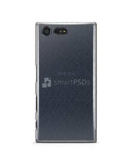 Sony Xperia X Compact- UV PC Clear Mobile Case Design Mockup 2016