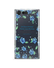 Sony Xperia X Compact- UV PC Clear Mobile Case Design Mockup 2016