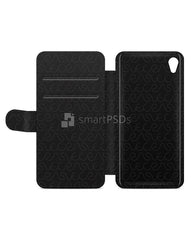 Sony Xperia XA 2d wallet Mobile Case Design Mockup 2016