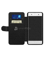 Sony Xperia XA 2d wallet Mobile Case Design Mockup 2016