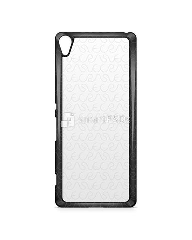 Sony Xperia XA 2d IMD Colored Mobile Case design mockup 2016