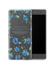 Sony Xperia XA UV TPU Clear Case Design Mockup 2016