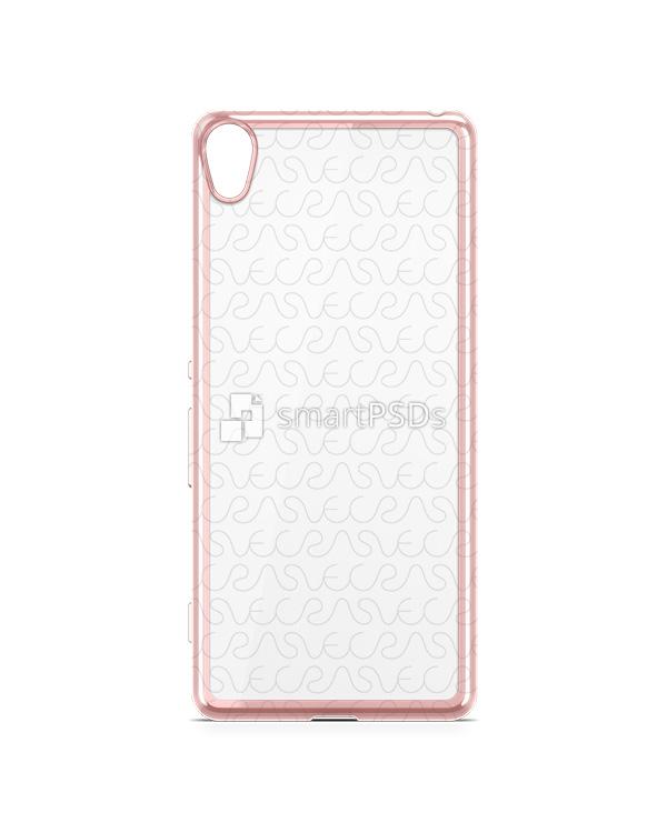 Sony Xperia XA TPU Electroplated Case Design Mock-up 