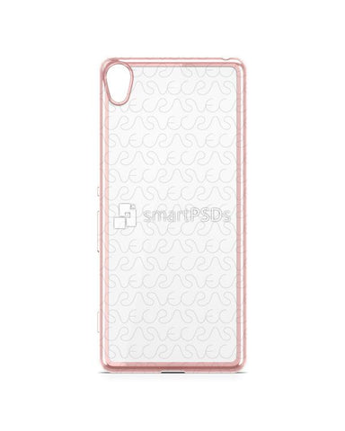 Sony Xperia XA TPU Electroplated Case Design Mock-up