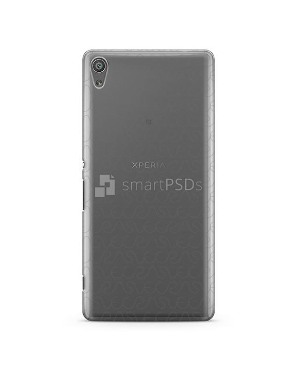 Sony Xperia XA Ultra-UV PC Clear Mobile Case Design Mockup 2016