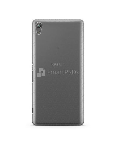 Sony Xperia XA Ultra-UV PC Clear Mobile Case Design Mockup 2016