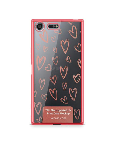 Sony Xperia XZ Premium TPU Electroplated Case Design Mock-up