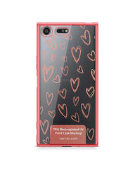 Sony Xperia XZ Premium TPU Electroplated Case Design Mock-up