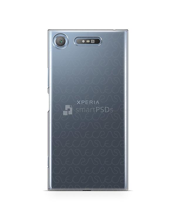 Sony Xperia XZ1 UV PC Clear Case Design Mockup 2017