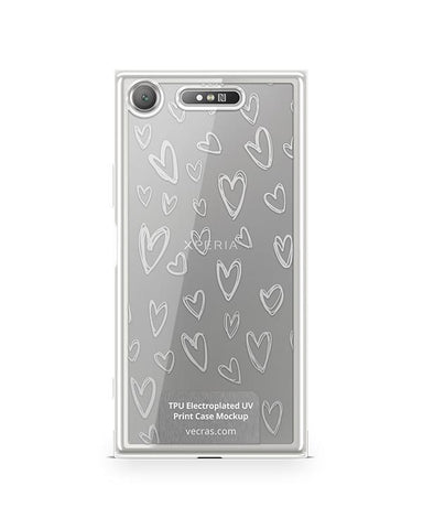 Sony Xperia XZ1 TPU Electroplated Case Design Mock-up