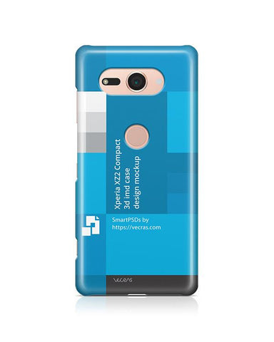 Sony Xperia XZ2 Compact 3d IMD Case Design Mockup 2018
