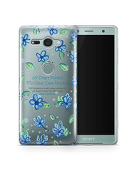 Sony Xperia XZ2 Compact UV TPU Clear Case Design Mockup 2018