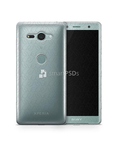 Sony Xperia XZ2 Compact UV TPU Clear Case Design Mockup 2018