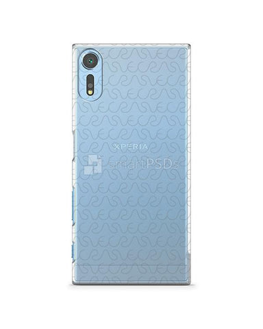 Sony Xperia XZs-UV PC Clear Mobile Case Design Mockup 2017