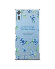 Sony Xperia XZs-UV PC Clear Mobile Case Design Mockup 2017