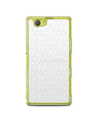 Sony Xperia Z1 Compact 2d Clear Mobile Case Design Mockup 2014