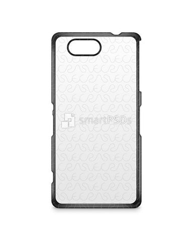 Sony  Xperia Z3 Compact 2d IMD Colored Mobile Case Design Mockup 2014