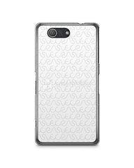 Sony Xperia Z3 Compact 2d Clear Mobile Case Design Mockup 2014