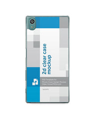 Sony Xperia Z5 2d Clear Mobile Case Design Mockup 2015