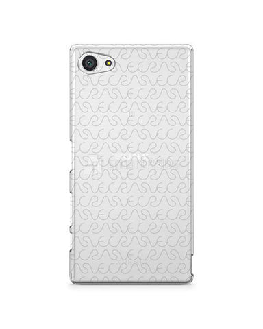 Sony Xperia Z5 Compact- UV PC Clear Mobile Case Design Mockup 2015