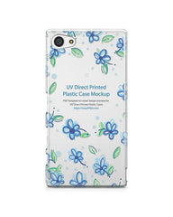 Sony Xperia Z5 Compact- UV PC Clear Mobile Case Design Mockup 2015