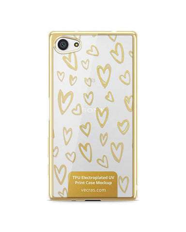 Sony Xperia Z5 Compact TPU Electroplated Case Design Mock-up