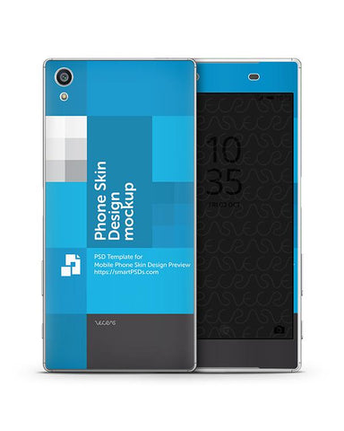 Sony Xperia Z5 Premium Mobile Skin Design Template
