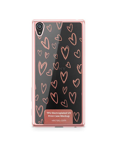Sony Xperia Z5 Premium (Plus) TPU Electroplated Case Design Mock-up