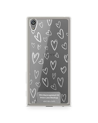 Sony Xperia Z5 TPU Electroplated Case Design Mock-up