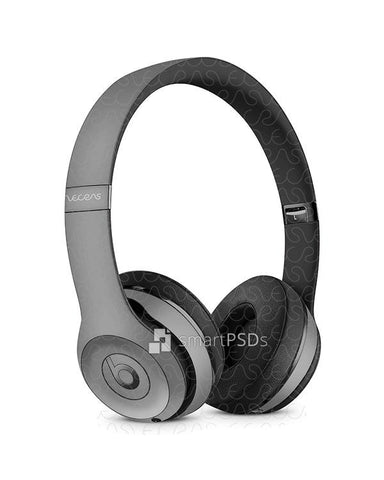 Beats Solo 3 Wireless Headphone Skin Design Template (4 Views)