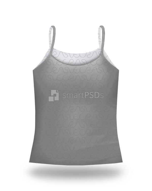 Spaghatti Strap Top Mockup for Sublimation Preview Design