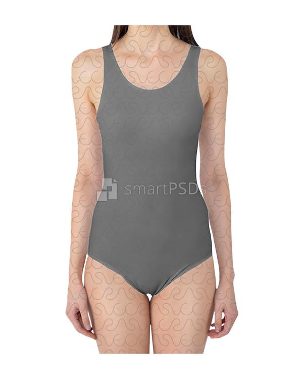 Swimsuit Dress Design Mockup of Sublimation Cloth Preview - 2 Views