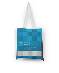 Tote Bag with Shine Mesh Sublimation Mockup - 3 Views