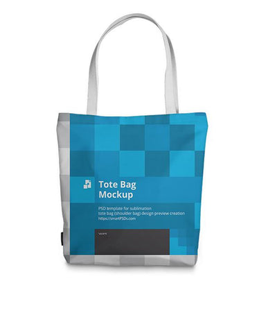 Tote Bag Sublimation Mockup - 5 Views