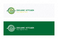 Organic Kitchen - Vegetarian Food Stock Logo Template
