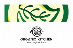 Organic Kitchen - Vegetarian Food Stock Logo Template