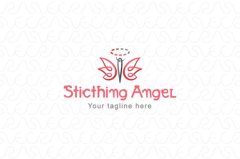 Stitching Angel - Stock Logo Template
