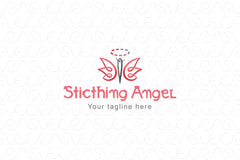 Stitching Angel - Stock Logo Template