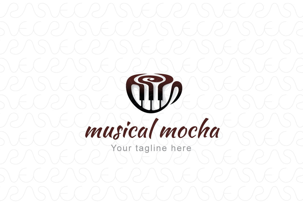 Musical Mocha - Musical Cafe Studio Stock Logo Template