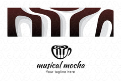 Musical Mocha - Musical Cafe Studio Stock Logo Template