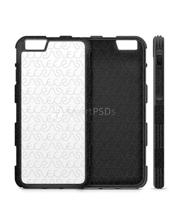 Apple iPhone 6s 2d ShockProof TPU Rubber Flex Mobile Case Design Mockup 2015