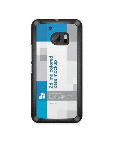 HTC M10 2d IMD Colored Mobile Case Design Mockup 2016